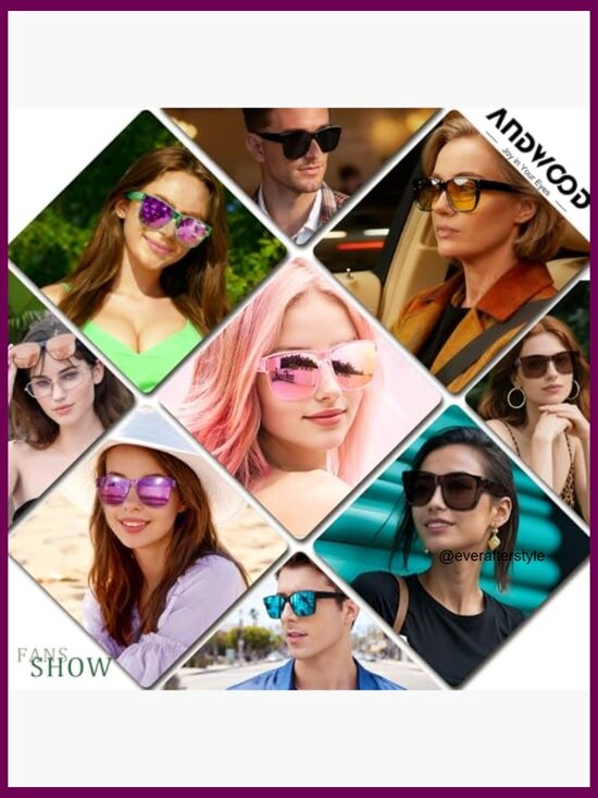 Fit Over Glasses Polarized Sunglasses Oversized Square TR90 Frame main image 7